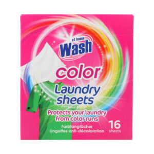 At Home Wash Laundry Sheets Color 16 pieces (Gbm)