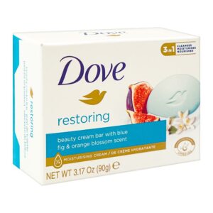 Dove Restoring Beauty Cream Bar with Blue Fig & Orange Blossom scent.(GSM)