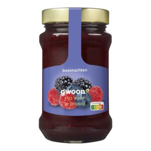G'woon Bosvruchten Extra Jam 450 gm(ch)