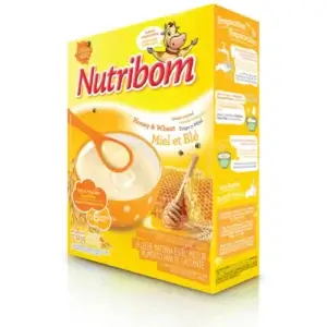 Nutribom Infant Cereal, Wheat & Honey 350g(Gsl)