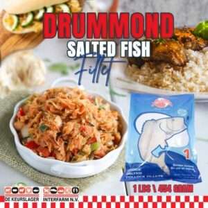 Vis Pollock Salted Fillet Drummond 1Lbs (Csx20) - Pack (210713)