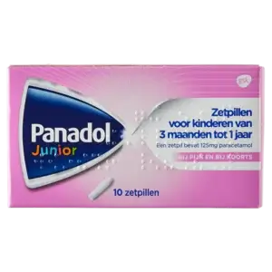 Panadol Junior zetpil 125mg (APOTH)
