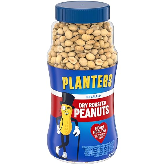 Planters Dry Roasted Unsalted Peanuts(ch)