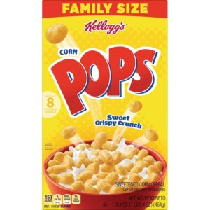 Kellogg's Corn Pops Breakfast Cereal, Family Size (CH)