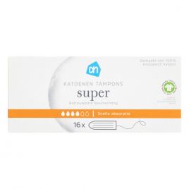Albert Heijn Cotton tampons super