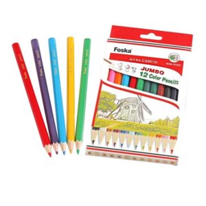 Foska Jumbo Kleurpotloden 12 Stuks (Kpln)