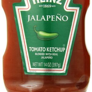 Heinz Blended Real Jalapeno Tomato Ketchup, 14 Oz (CH)