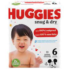 Huggies Snug & Dry Diapers - Size 6  (CH)