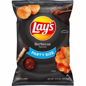 Lay's Barbecue Flavored Potato Chips, Party Size, 12.5 oz (CH)
