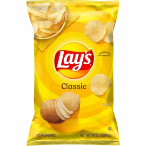 Lay's Classic Potato Chips, mini party size 8 oz (CH)