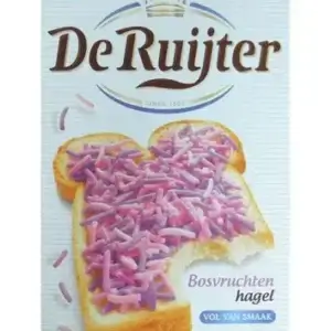 De Ruijter Fruit Sprinkles Bosvruchten Hagel, 400gr (CH)