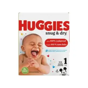 Huggies Snug & Dry Diapers - Size 1 108 stuks (CH)