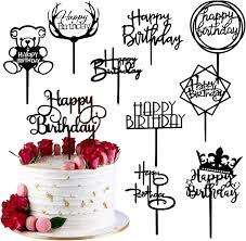 Happy Birthday cake toppers  (RcPs)