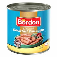bordon chicken vienna sausages (12x200gr) KWART (SUB)