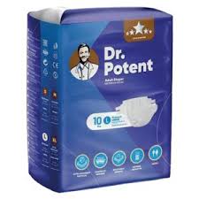 Dr. Potent Adult Diapers size M, pc 10(Gbm)