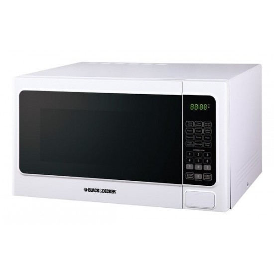 Black & Decker 1.1cu White Microwave Oven (Gsl)