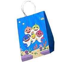 Baby Shark-themed paper goody bag (RcPs)