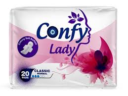 Confy Lady Classic Normal sanitary pads. 10pc(Gbm)