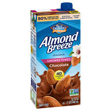 Blue Diamond Almond Breeze Chocolate almond milk.(ch)