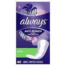 Always Anti-Bunch Xtra Protection Daily Liners.(Gsl)