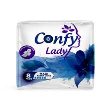 Confy Lady Maxi Extra long Sanitary Pads 8cs(Gbm)