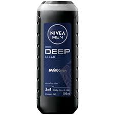 NIVEA MEN DEEP Clean 3-in-1 Shower Gel(Gsl)