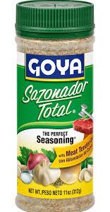 Goya Sazonador Total, an all-purpose seasoning (Gsl)
