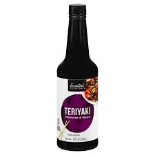 Essential Everyday brand Worcestershire Sauce and Teriyaki Marinade & Sauce.