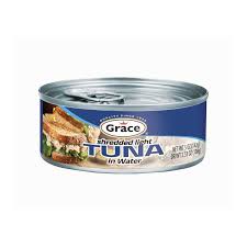 Grace Shredded Light Tuna in Water (Gsl)