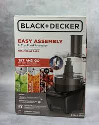 BLACK+DECKER Easy Assembly 8-Cup Food Processor(Gsl)