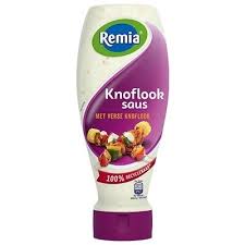 Remia Knoflook Saus, a creamy garlic sauce. 500ml(Gsl)