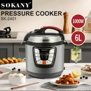 Sokany Electric Pressure Cooker- Snelkoker (Gsl)