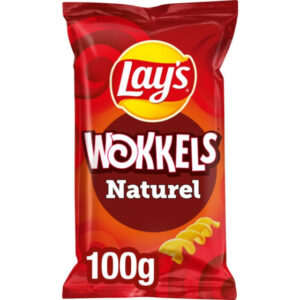 Lays Wokkels Naturel Chips 100g  (CH)