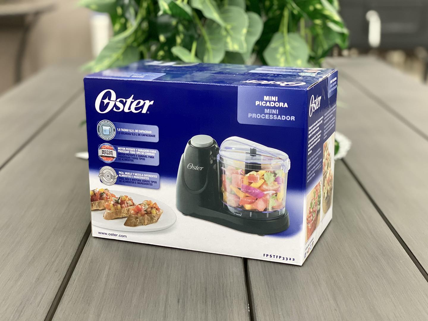 Oster 3320 220 Volt 3-cup Mini Food (Gsl-HS)
