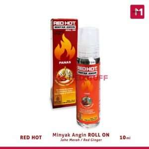 Red Hot Minyak Angin Roll On 10ml Minyak Angin Red Hot(Gsl)