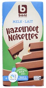 Boni Milk Chocolate Hazelnoot Noisettes (ch)