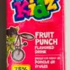 Fruta Kool Kidz Fruit Punch flavored drink. (Gbm)