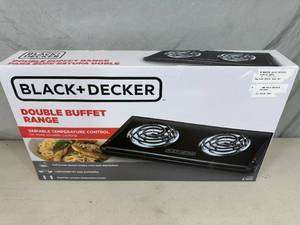 Black & Decker double buffet stove (Gsl)