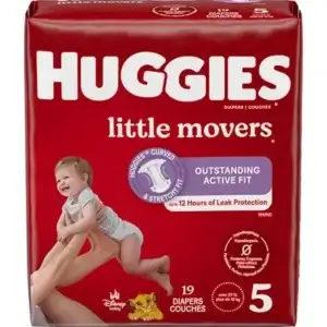 Huggies Diapers Little Movers Size 5 19 STUKS  (CH) (Copy)