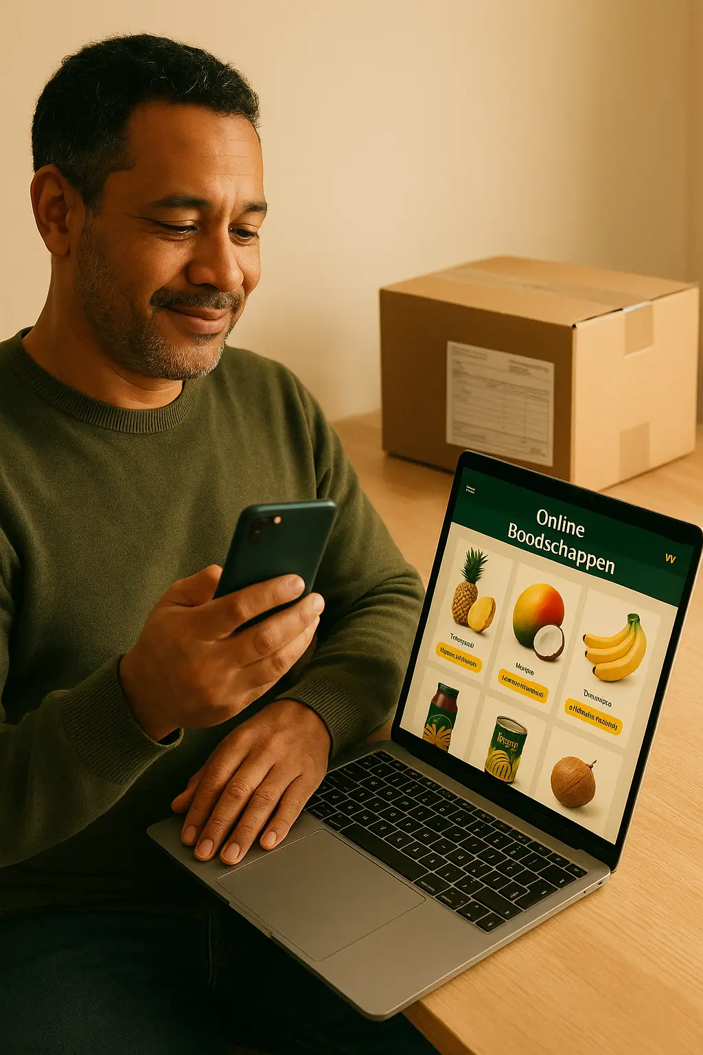 Ordering Groceries Online in Comfort