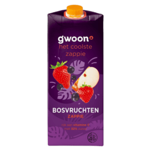 g'woon Zappie Bosvruchten fruit drink. (Gbm)