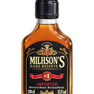 Milhson's Rare Reserve whisky.20cl klein formaat