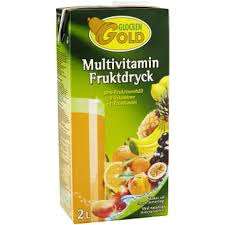 Glocken Gold Multivitamin Fruktdryck (Fruit Drink). (Gbm)