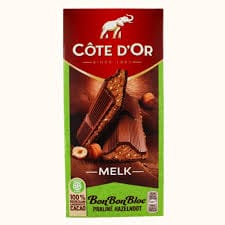 Côte d'Or Bon Bon Bloc Praliné Hazelnut Milk chocolate.