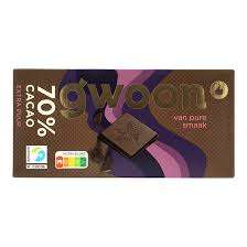 G'woon Extra Pure Chocolade 72% Cacao