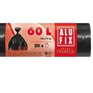 Alufix basiczakken 60L  -20 stuks