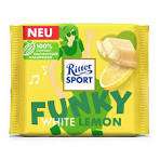 Ritter Sport Funky White Lemon chocolate bar. (Gsl)
