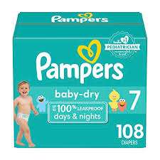 Pampers Baby-Dry diapers size 7 (Gsl)