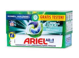 Ariel All-in-1 PODS, 22 pods met Lenor (Gsl)