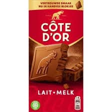 Côte d'Or Milk Chocolate.